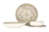 Rinart Set de vesela - Celest - 24 bucăți - 6 persoane - Porţelan