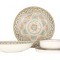 Rinart Set de vesela - Celest - 24 bucăți - 6 persoane - Porţelan