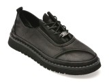Pantofi GRYXX negri, 251KS59, din nabuc