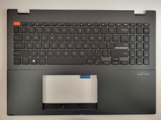 Carcasa superioara cu tastatura palmrest Laptop 2in1, Asus, VivoBook S16 Flip TP3604, TP3604V, TP3604VA, 90NB1051-R32UI1, 90NB1051-R32UI0, iluminata,