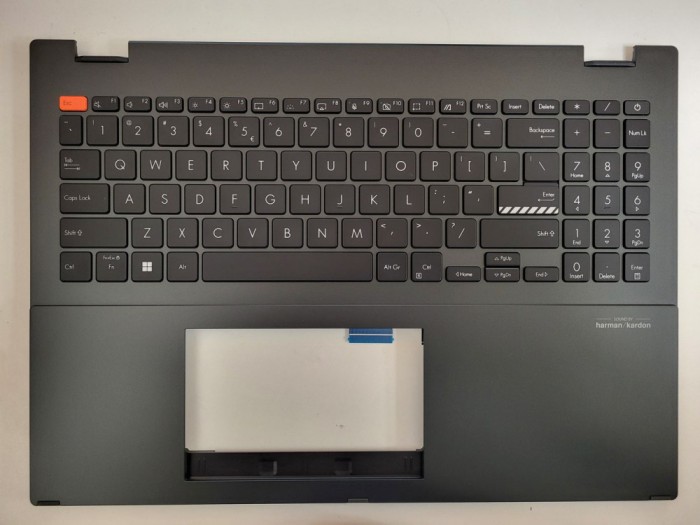 Carcasa superioara cu tastatura palmrest Laptop 2in1, Asus, VivoBook S16 Flip TP3604, TP3604V, TP3604VA, 90NB1051-R32UI1, 90NB1051-R32UI0, iluminata,