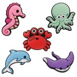 Cumpara ieftin Sticker 3D OEM Ocean pentru Husa Telefon / Tableta, Set 5 bucati, Multicolor