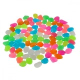 Set 100 pietre decorative fluorescente, culoare multicolor, avx-ag653c, AVEX