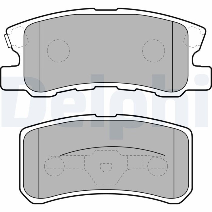 DELPHI LP1691 set placute frana,frana disc