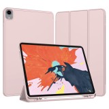 Husa iPad Pro 2018 12.9 A1876A1983 Techsuit Flex Trifold Pen, roz