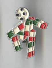 Insigna Mascota Campionatului Mondial de Fotbal - Italia 1990 foto