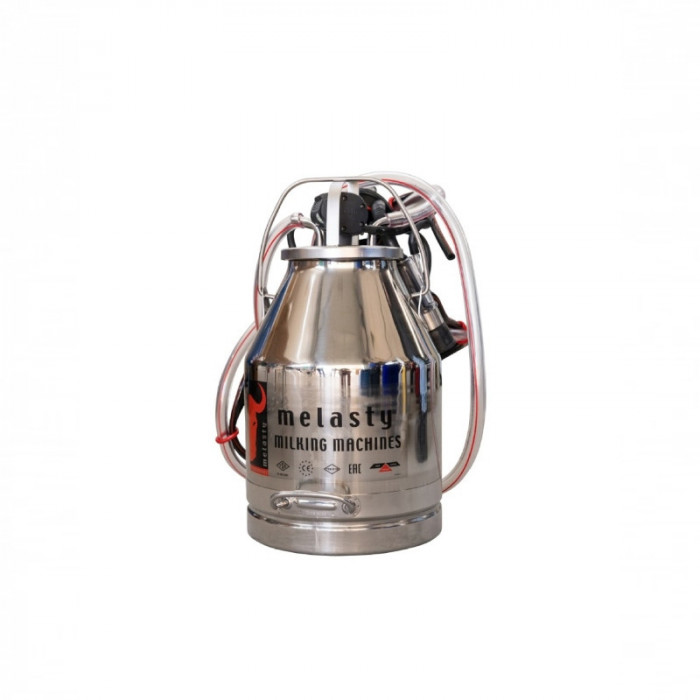 EMT. Bidon inox 30 litri pentru sistem fix de muls, complet echipat EMT1PK