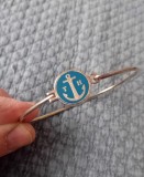 Bratara fixa argintata Tom Hope