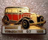 I.533 INSIGNA FRANTA AUTO AUTOMOBIL RENAULT VIVAQUATRE G7 1933