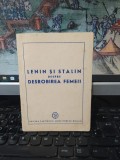 Lenin și Stalin despre desrobirea dezrobirea femeii, M. Carelina, Editura Partidului Muncitoresc Rom&acirc;n, București 1950, 105