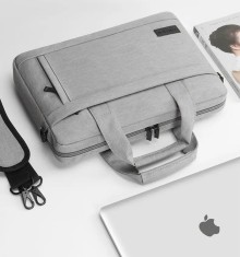 Geanta laptop TAIKESEN, material textil Oxford, 2 compartimente, compatibila cu Apple Macbook Pro (M3) 14 inch, Apple Macbook Pro (M2) 13.3 inch, Appl