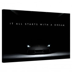 Tablou Canvas, Tablofy, Lamborghini Dreams, Printat Digital, 100 &times; 70 cm