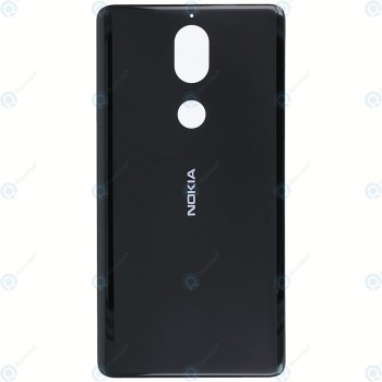Capac baterie Nokia 7 negru lucios foto