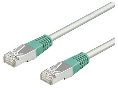 Patch Cord Ethernet Gri 10m Ecranat Cat5e foto