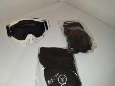 Set accesorii off road:cagula,ochelari,manusi,produse noi foto