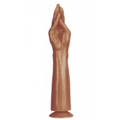 Dildo Fisting Naughty Hand, PVC, Caramel, 38.5 cm