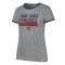 New York Rangers tricou de dama Letter Ringer grey - S