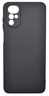 Husa de protectie din Silicon cu Microfibra la interior compatibila Motorola Moto G22, Negru foto