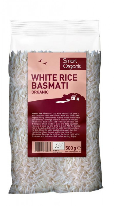 Orez Basmati Alb Bio Dragon Superfoods 500gr