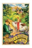 Cumpara ieftin Poster inramat - Visitez la Roumanie en auto | Atelier Trebo