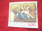 Serie 1 valoare Franta 1988 - Pictura Religioasa ,stampilat