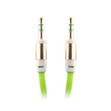 Cablu Audio AUX Jack 3.5mm (Verde) 1 Metru Bulk