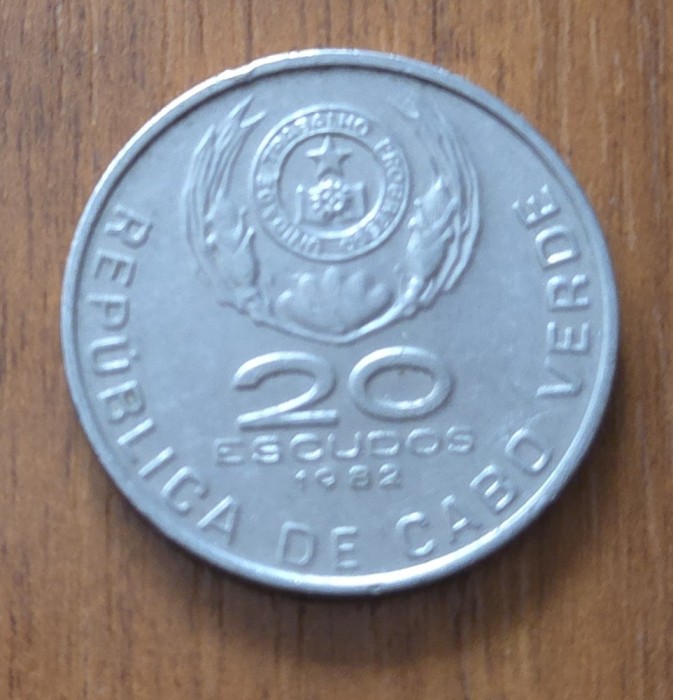 20 escudos 1982, Capul Verde