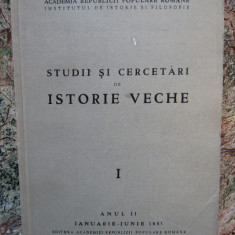 Studii si Cercetari de ISTORIE VECHE Anul II, 1951 - C. Balmus - Academiei, 346p