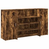 Cumpara ieftin Birou de receptie stejar afumat 180x50x103,5 cm lemn prelucrat
