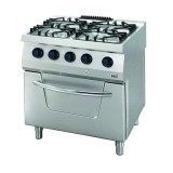 Masina de gatit pe gaz-4 arzatoare si cuptor-80x70cm
