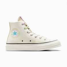 Converse tenisi Chuck 70 femei, culoarea alb, A09832C