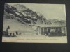 Carte poștală Elvețiană originală &ndash; Jungfraubahn, stația Eiger-Gletscher (2330 m) (cel mai probabil din perioada 1900&ndash;1940), Circulata, Printata