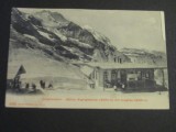 Carte poștală Elvețiană originală &ndash; Jungfraubahn, stația Eiger-Gletscher (2330 m) (cel mai probabil din perioada 1900&ndash;1940)