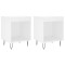 Noptiere, 2 buc., alb, 40x35x50 cm, lemn compozit