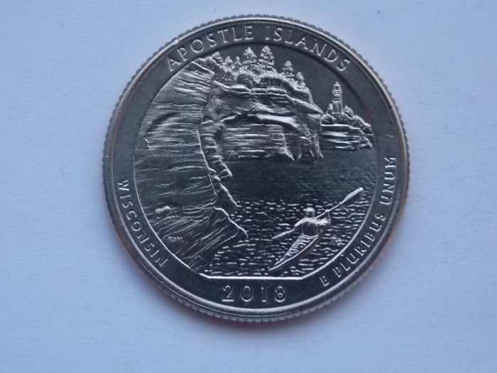 QUARTER DOLLAR 2018 USA APOSTLE ISLANDS