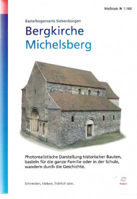 Bastelbogenserie Siebenb&amp;uuml;rgen 2: Bergkirche Michelsberg (Ma&amp;szlig;stab N 1:160) foto