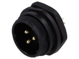 Soclu SP21 tată PIN 3 IP68 30A 500V 4mm2 WEIPU