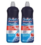 Pachet Solutie de clatire pentru masina de spalat vase Finish, 2x800 ml