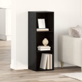vidaXL Cabinet TV cu depozitare Stejar negru Lemn compozit
