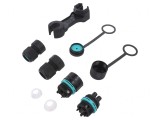 Conector alimentare AC terminal cu șurub tată mamă TH387