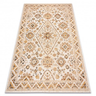 Covor COLOR 19521460 SISAL ornament, cadru, scorţişoară - bej, 200x290 cm foto