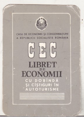 bnk cld Calendar de buzunar 1981 - CEC foto