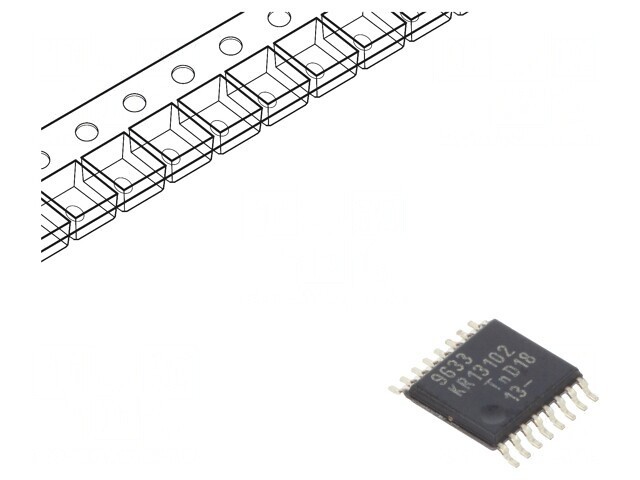Interfață Extensie I/O 2,3-5,5VDC I2C SMD TSSOP16