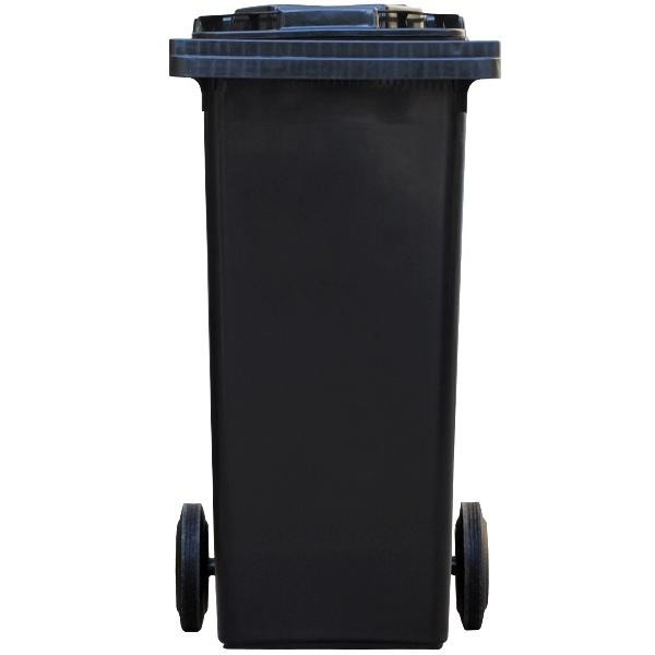 Tomberon cu roti, Pentru gunoi, Reciclare selectiva, Pubela Neagra 120L