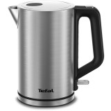 Fierbator Tefal Bronx KI513D10, inox, 1.7 L, 2200 W, filtru anticalcar detasabil, temperatura ajustabila, argintiu