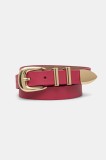 Answear Lab curea de piele femei, culoarea roz