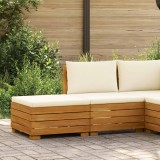 vidaXL Set de lounge pentru grădină 2 Bucată Maro Lemn Solid de Acacia 42022434