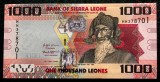 Sierra Leone 1.000 1000 Leones 15 mai 2020 UNC necirculata **