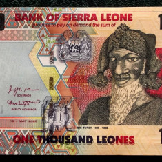 Sierra Leone 1.000 1000 Leones 15 mai 2020 UNC necirculata **