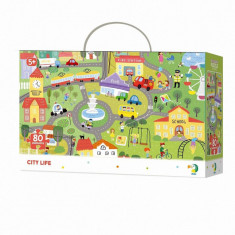 Puzzle - Orasul (80 piese) PlayLearn Toys foto